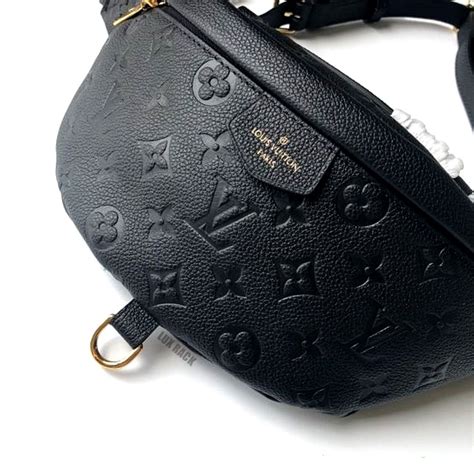 black louis vuitton fanny pack.